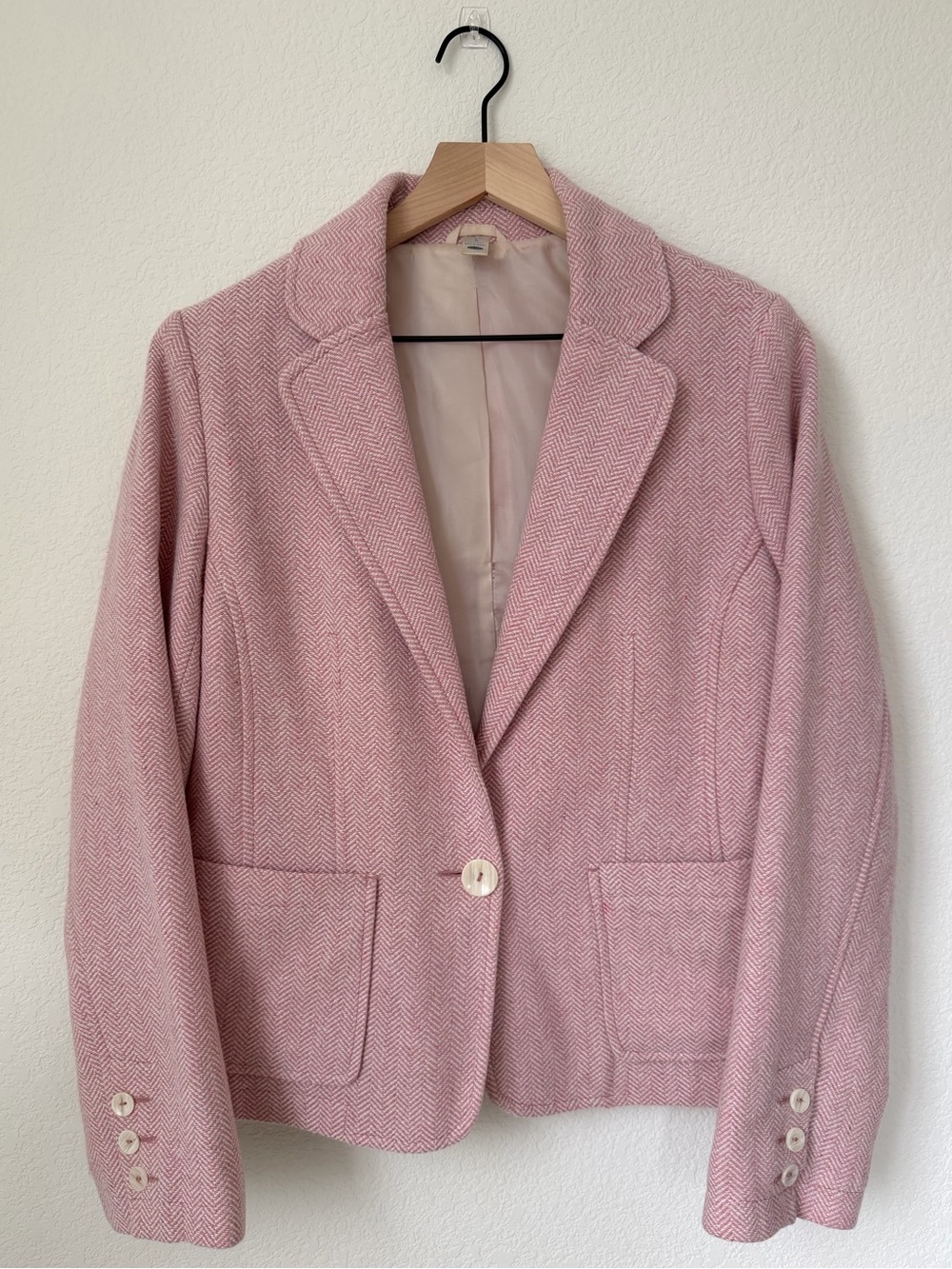 Old Navy Blush Pink Blazer Women’s Size Large